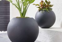 Crate and barrel plant pots