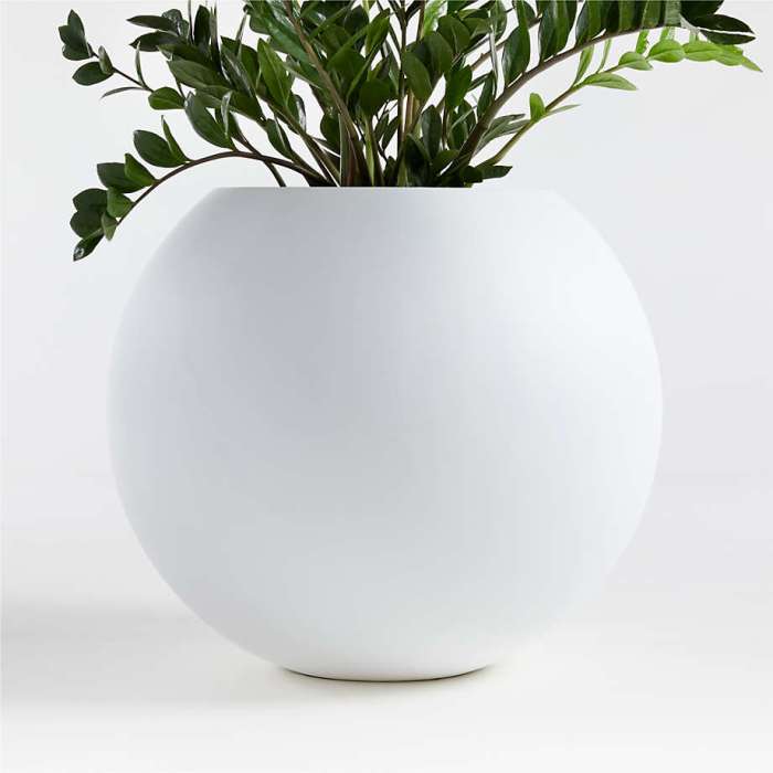 Crate and barrel plant pots